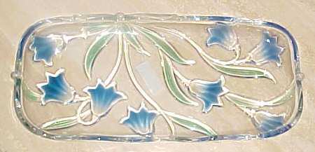 Bluebells Green Blue Canape Tray
