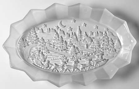 Silent Night (Sa958) 11" Oval Platter