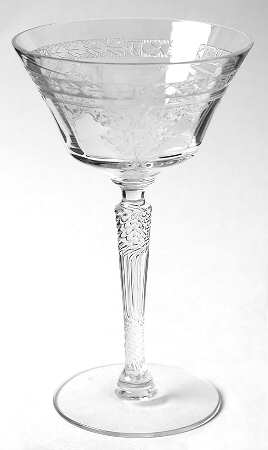 Corinth (No Gold) Champagne/Tall Sherbet