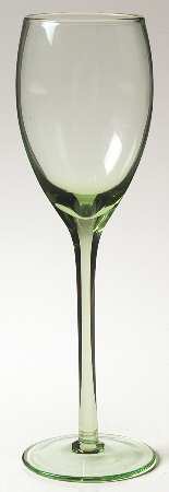 Elegance Green Wine Glass