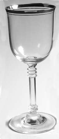 Gothic Gold Wine Glass
