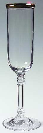 Gothic Gold Fluted Champagne