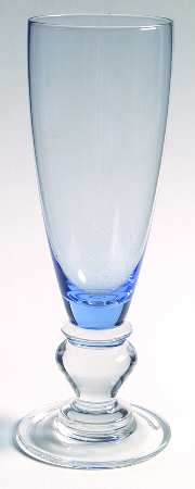 Provence Blue Fluted Champagne