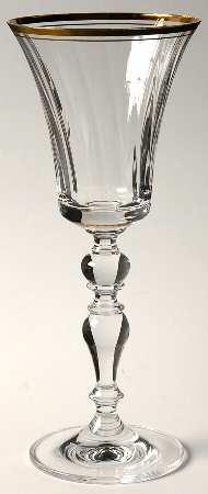 Venetian Gold Wine Glass