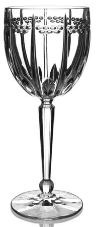 Queens Tiara Wine Glass
