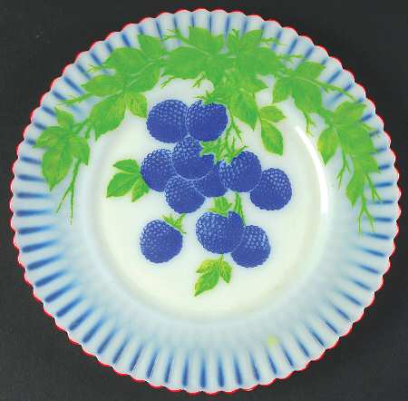 Petalware Fruit (Red Trim) Cremax 8" Salad Plate