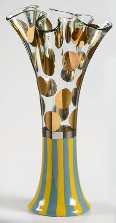 Circus 7" Crimped Vase