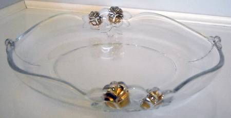 Gilded Rose 12" Hostess Server/Tray