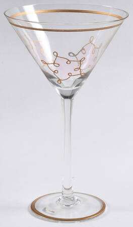 Festive Joy Martini Glass