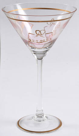 Festive Joy Martini Glass