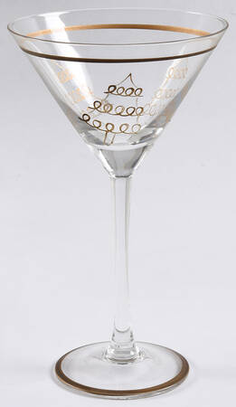 Festive Joy Martini Glass