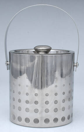 Cheers Metal Ice Bucket & Lid