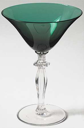 Monroe Venetian Green Champagne/Tall Sherbet