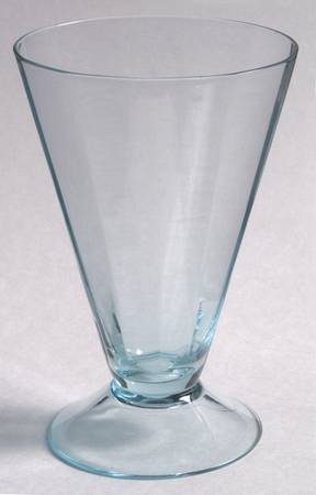 Heirloom Aquamarine Footed Tumbler