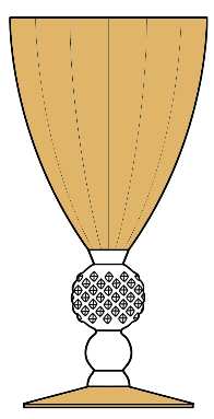 Golf Ball Mission Gold Bowl Foot Optic by Morgantown