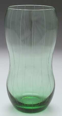Highline Green Highball Glass