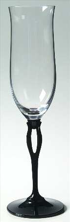 Tuscan Black Fluted Champagne