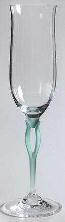 Tuscan Green Fluted Champagne