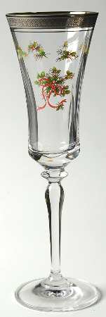 Palatial Holly Platinum Fluted Champagne