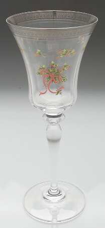 Palatial Holly Platinum Water Goblet