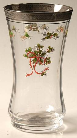 Palatial Holly Platinum Highball Glass