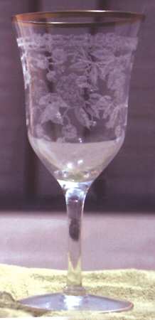Cherry Blossom Clear (Gold Trim) by Morgantown