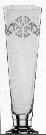 Tattoo White Tribal Band Pilsner Glass