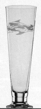 Tattoo White Dolphins Pilsner Glass