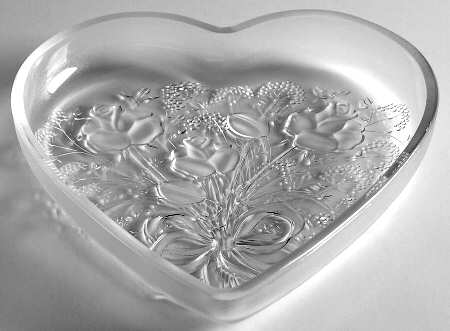 Rose Bouquet 6" Heart Shape Plate