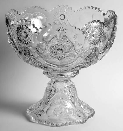 Sextec Clear Punch Bowl with Stand