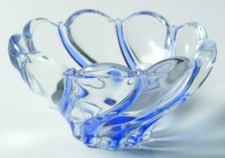 Peppermint Cobalt 5" Round Bowl