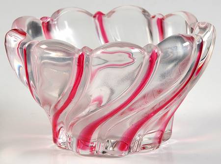 Peppermint Red Votive Candleholder