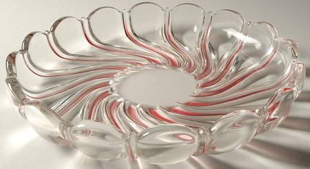 Peppermint Red 14" Oval Platter