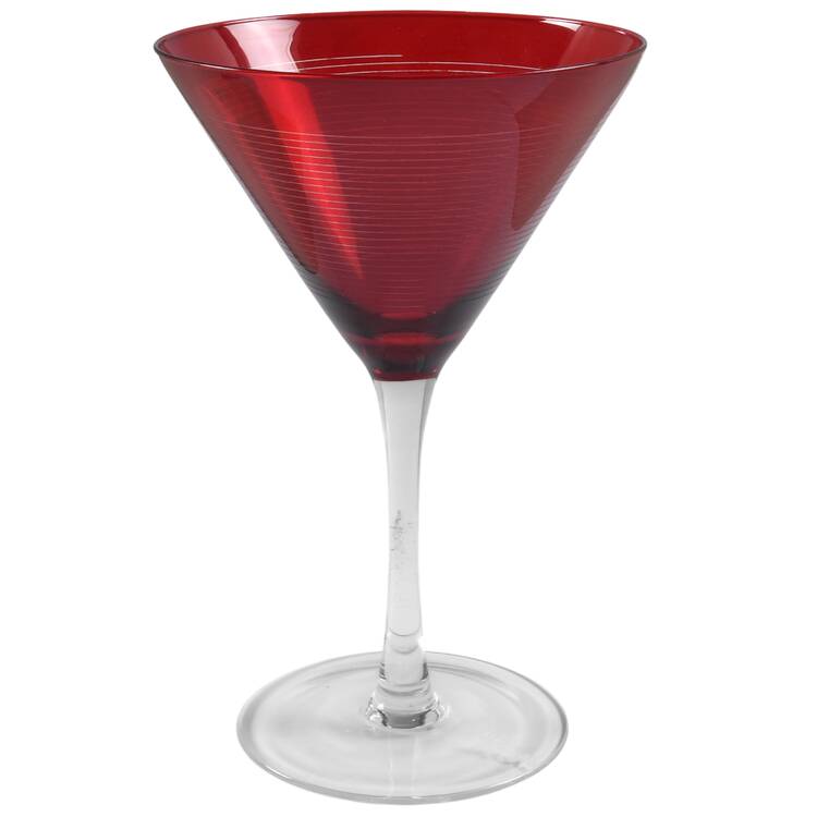 Cheers Ruby Martini Glass