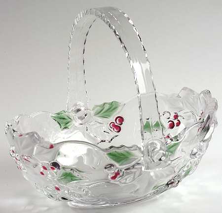 Holiday Bloom 8" Basket by Mikasa