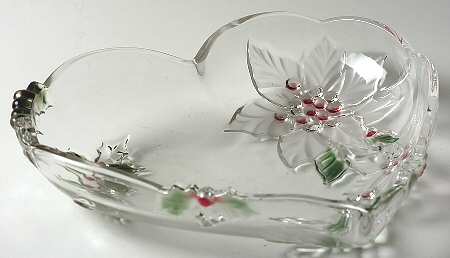 Holiday Bloom Large Heart Bowl
