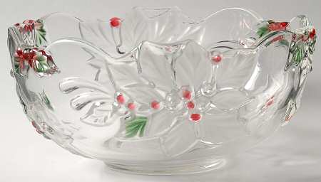 Holiday Bloom 8" Round Bowl