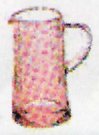 Jennifer Minatures Green Straight Side Pitcher