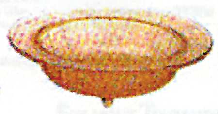 Jennifer Minatures Green Large Fruit Bowl