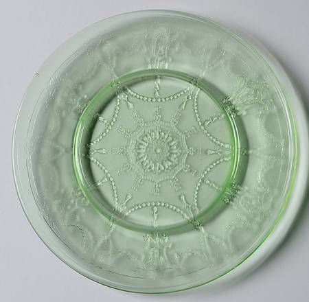 Jennifer Minatures Green Dinner Plate