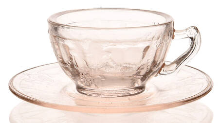 Jennifer Miniatures Pink Cup & Saucer Set