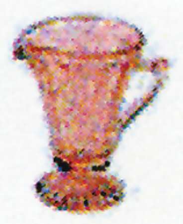 Jennifer Miniatures Yellow Tall Footed Creamer