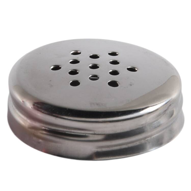 Inverted Thistle Ruby Red Metal Lid for Shaker