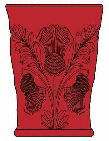Inverted Thistle Ruby Red