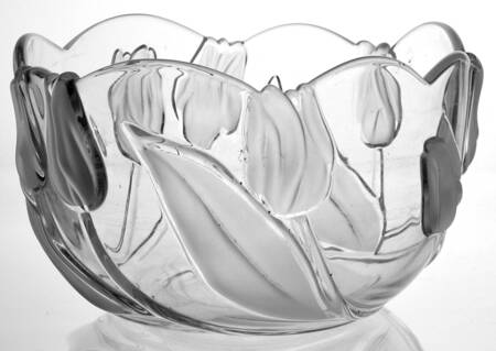 Tulips Satin 8" Round Bowl