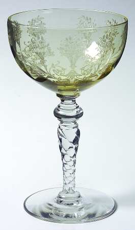 Maytime Topaz (Stem 7653 1-2) Champagne/Tall Sherbet