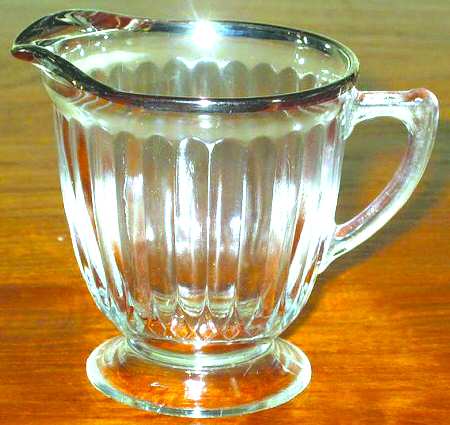 Petalware Clear (Platinum Trim) Creamer
