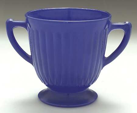 Petalware Painted Blue Open Sugar