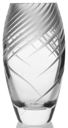 Tempest (Gray Cut) 10" Flower Vase