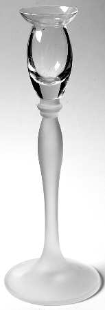 Ballet Frost 9" Single Light Candlestick